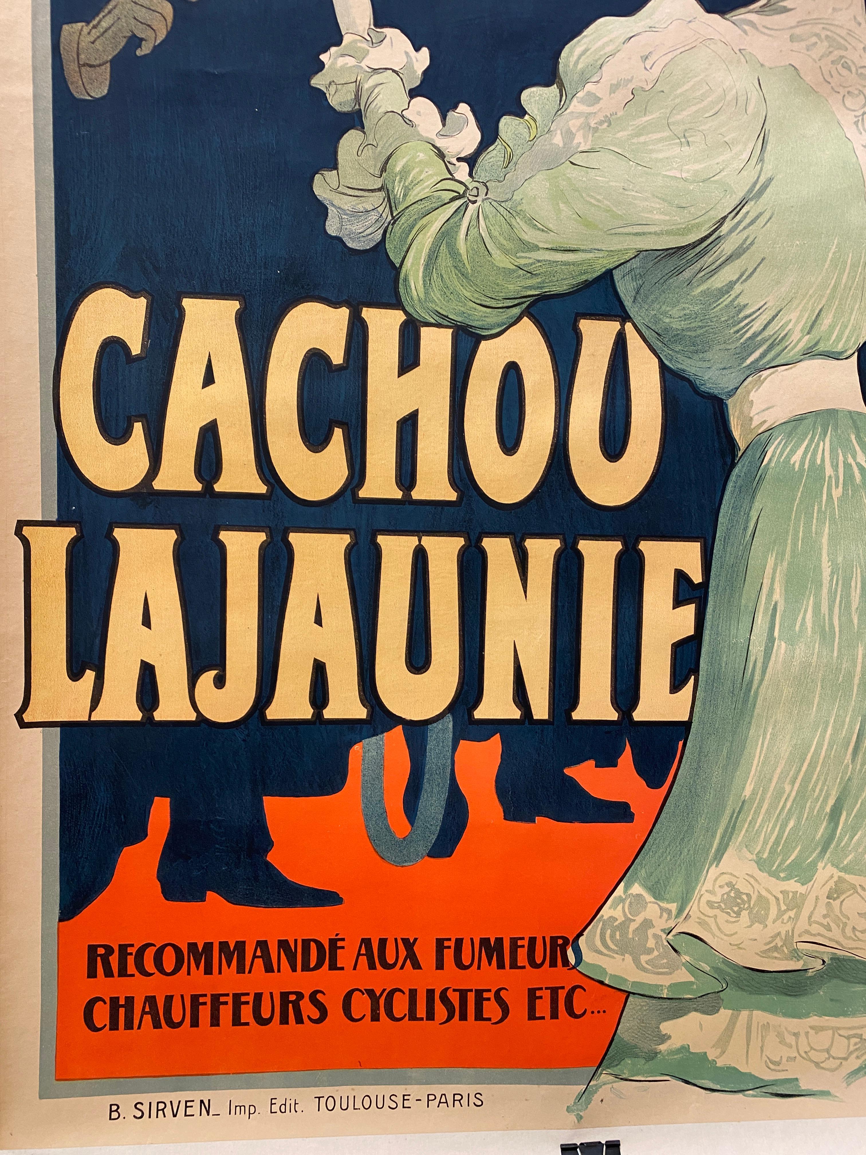 Affiche lithographique française du début du XXe siècle, 