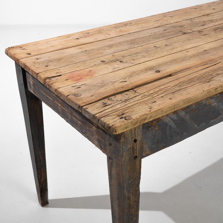Early 20th Century French Long Wooden Table at 1stDibs