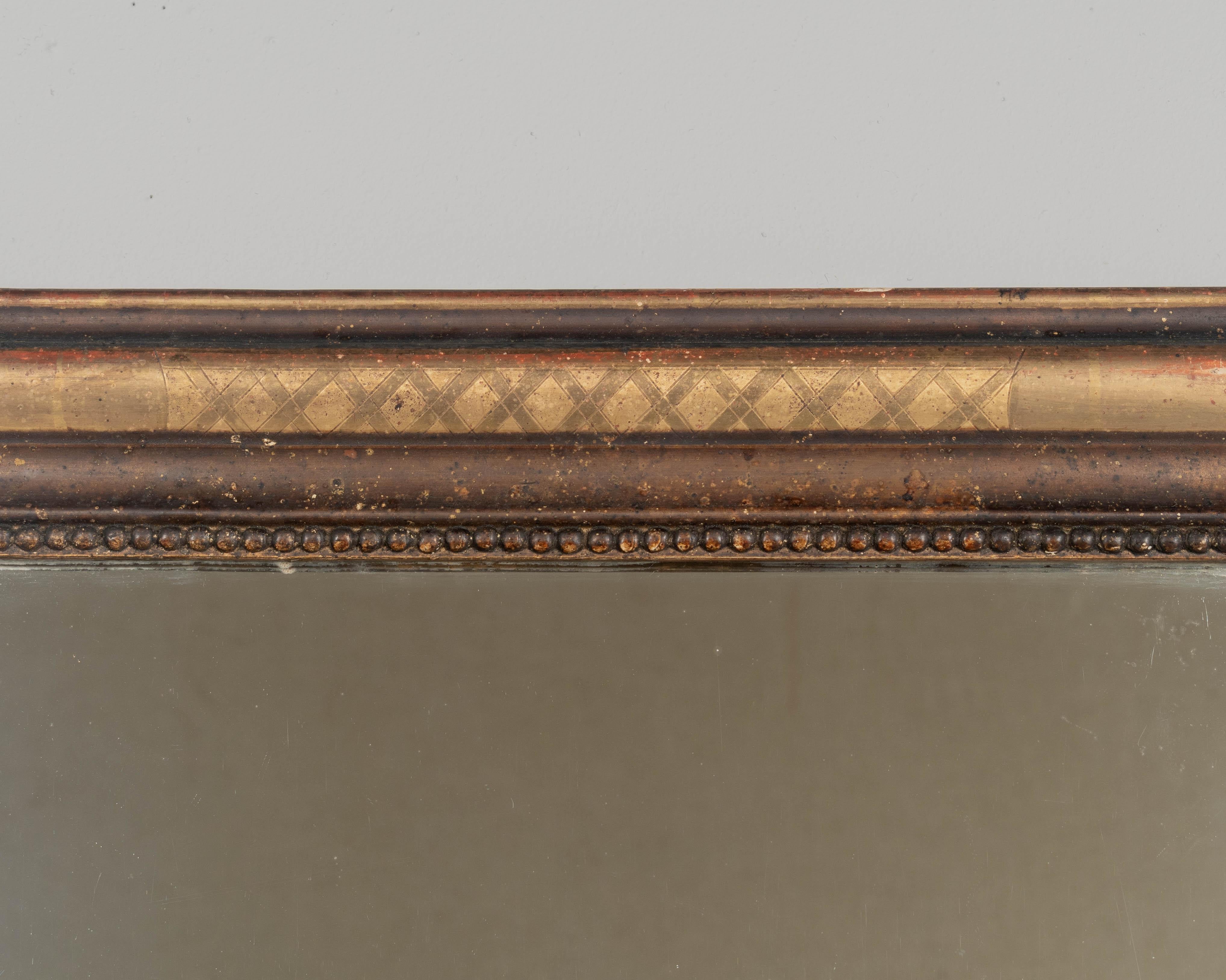 Early 20th Century French Louis Philippe Style Gilded Mirror 34