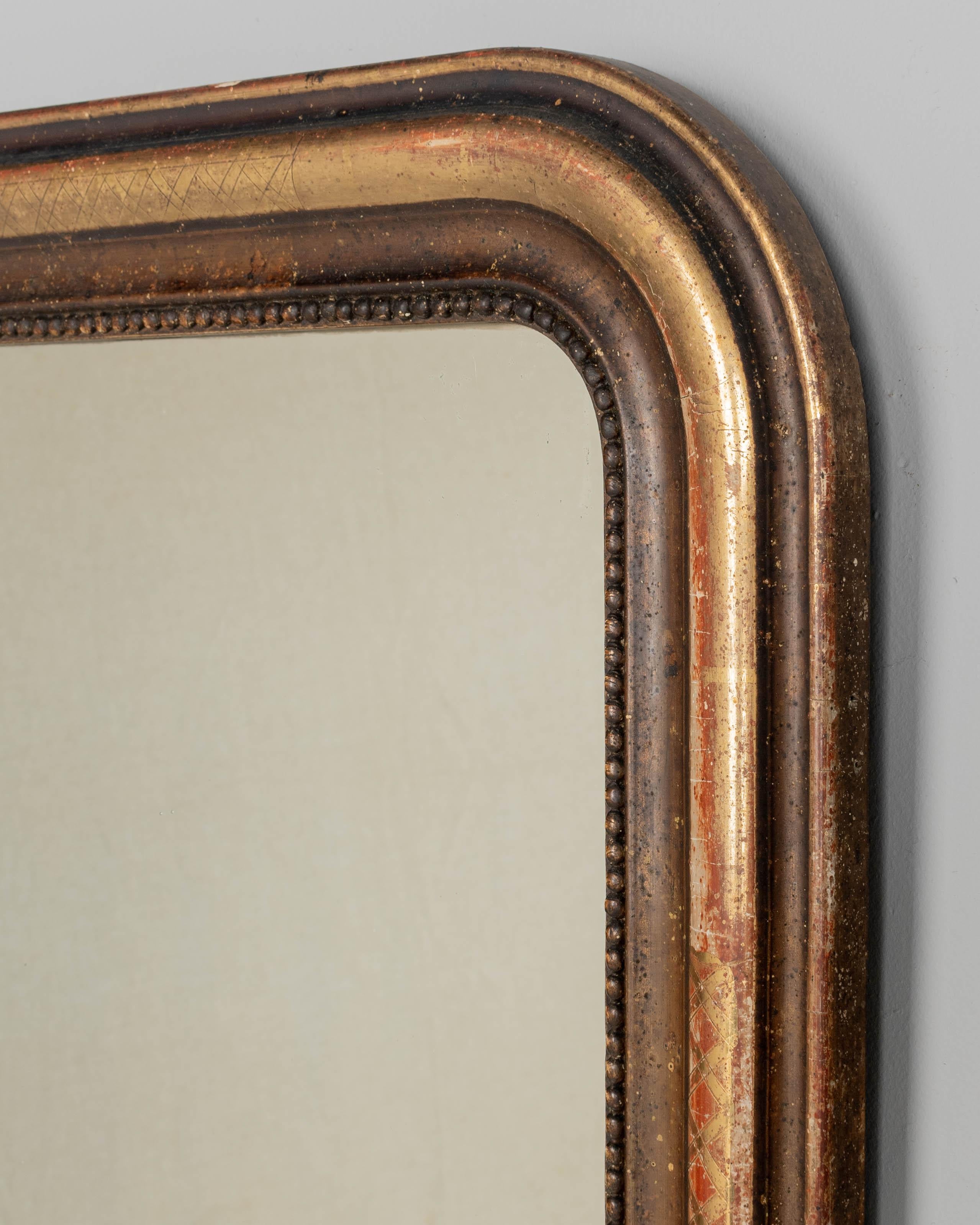 Early 20th Century French Louis Philippe Style Gilded Mirror 34