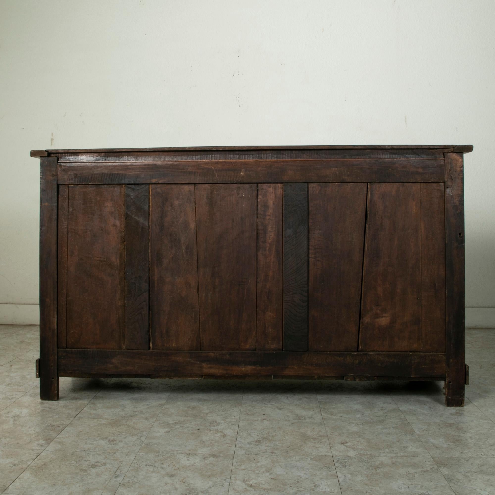 Early 20th Century French Louis Philippe Walnut Sideboard, Buffet, or Enfilade 1