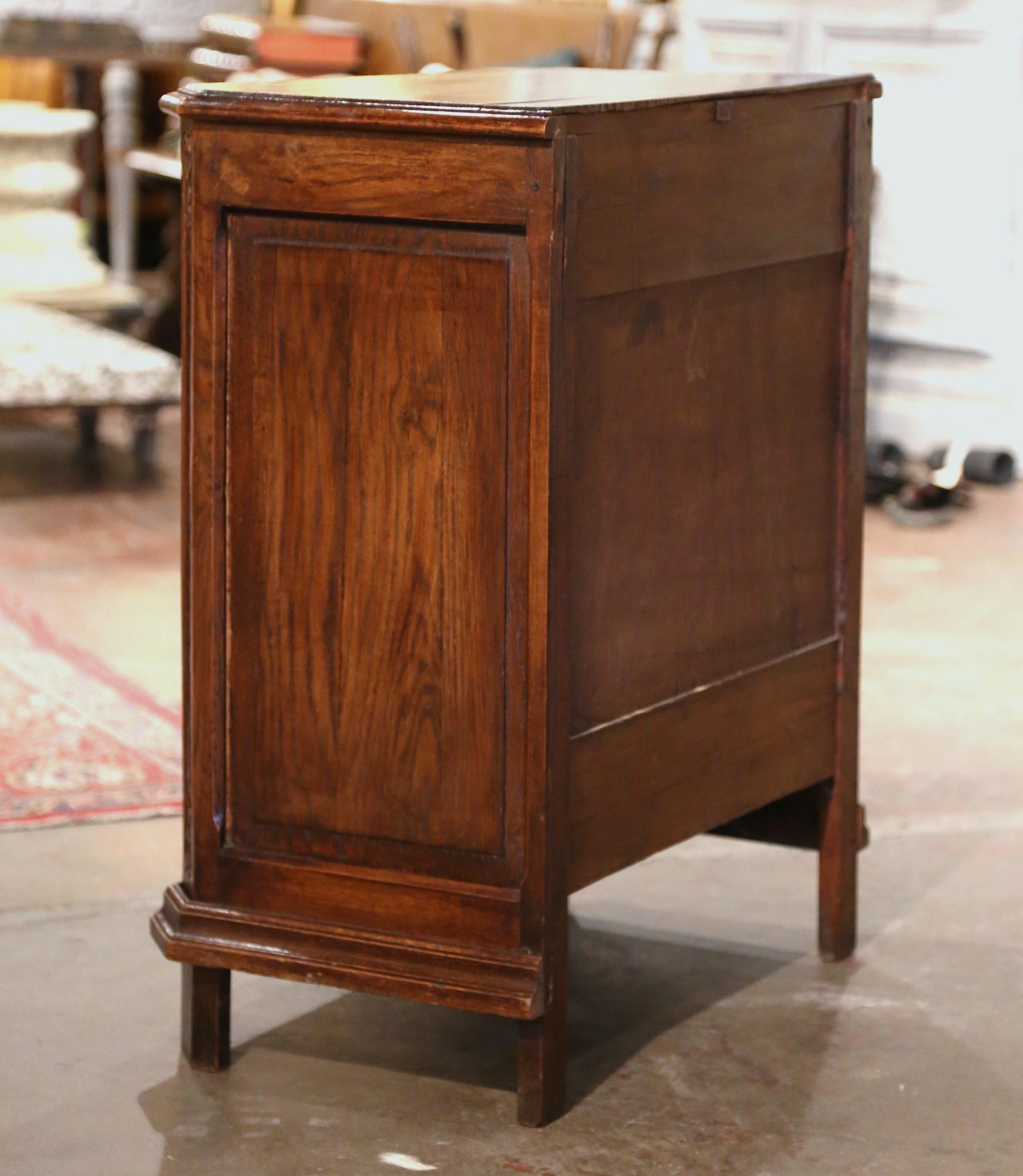 Early 20th Century French Louis XIV Oak Confiturier Jelly Cabinet from Normandy 3