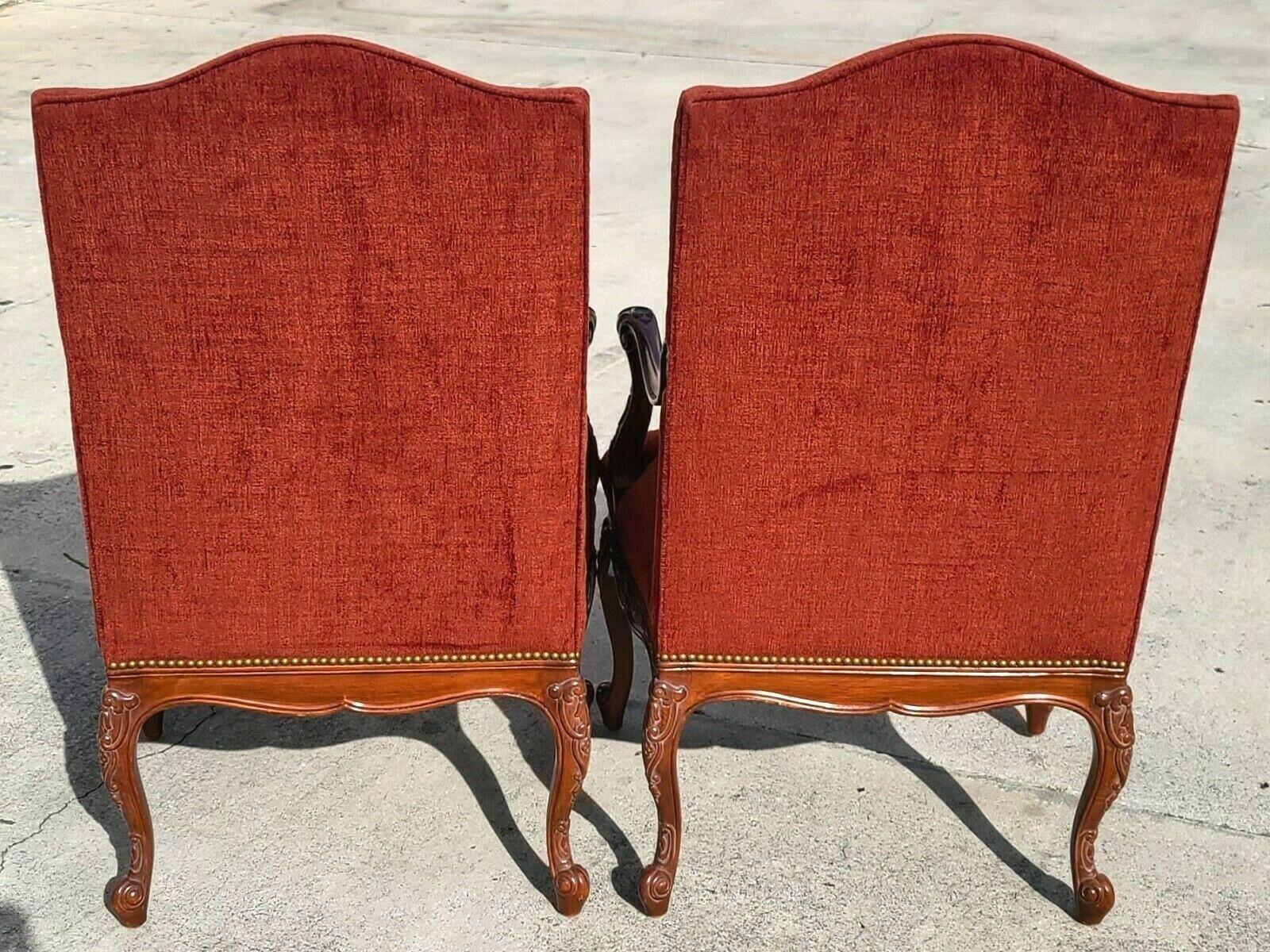 Early 20th Century French Louis XV Armchairs, a Pair In Good Condition In Lake Worth, FL