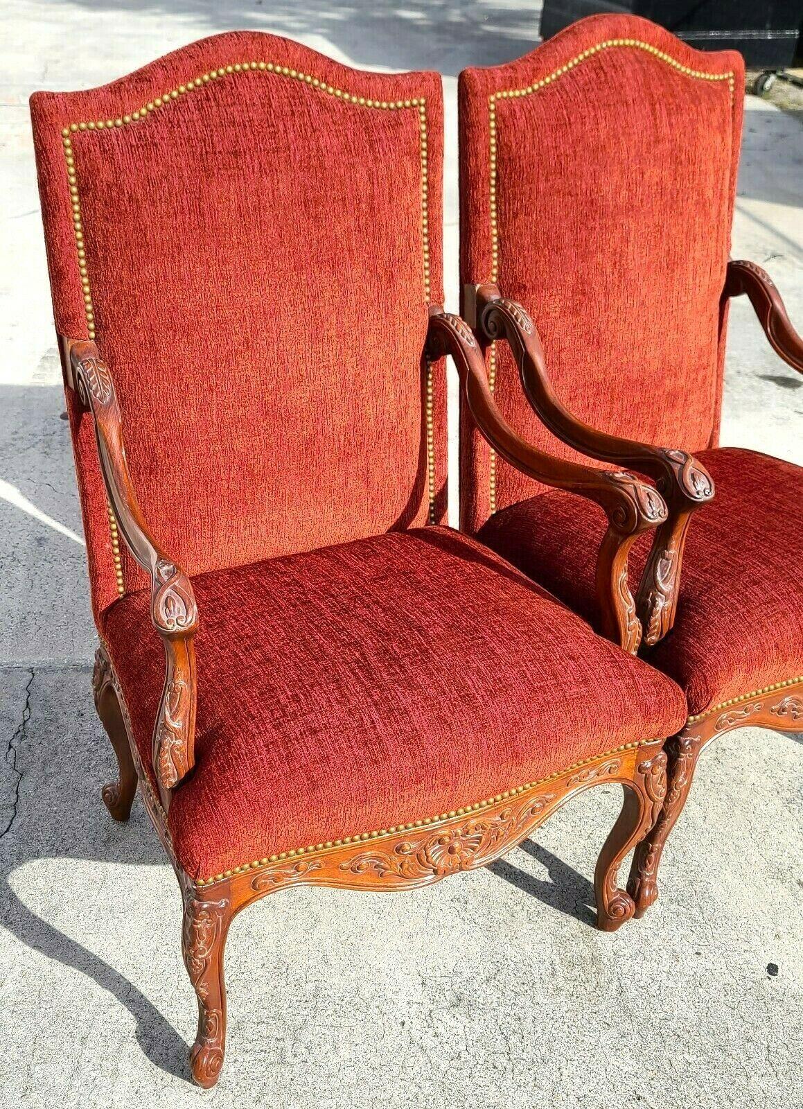Early 20th Century French Louis XV Armchairs, a Pair 2