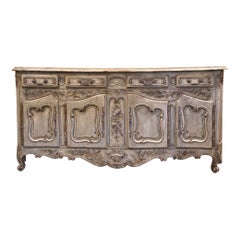 Early 20th Century French Louis XV Painted Four-Door Enfilade from Provence