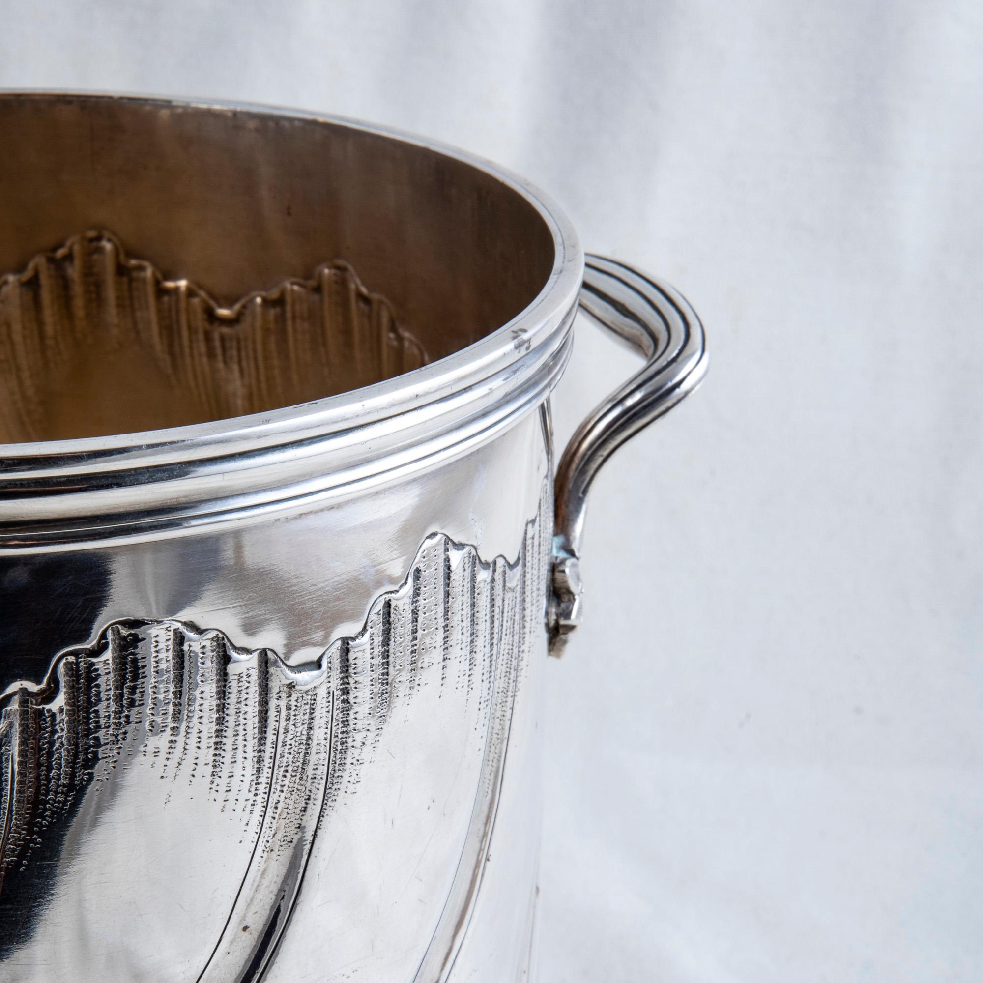 Early 20th Century French Louis XV Style Silver Plate Champagne Bucket 7