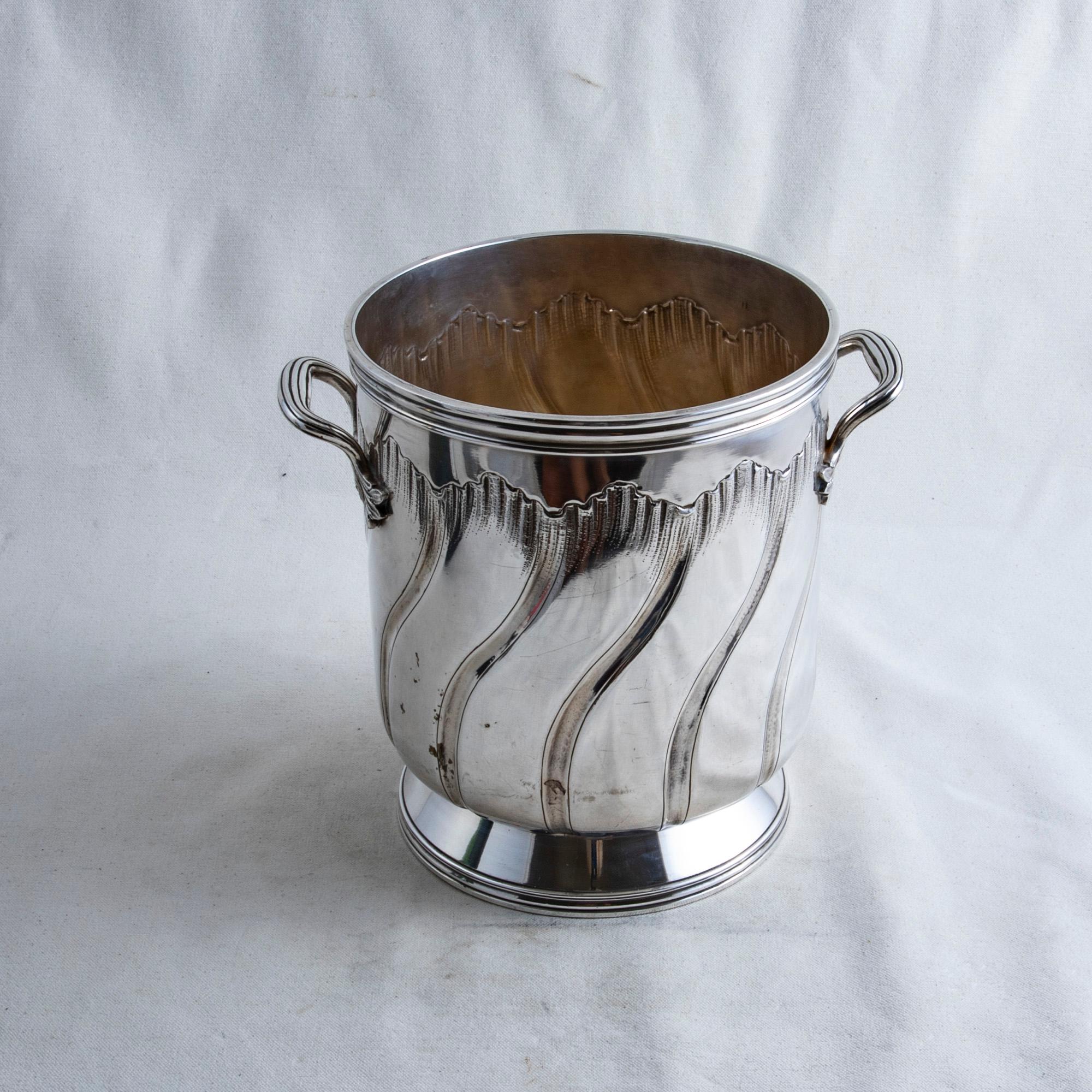 Early 20th Century French Louis XV Style Silver Plate Champagne Bucket 2