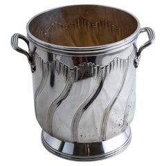 Early 20th Century French Louis XV Style Silver Plate Champagne Bucket