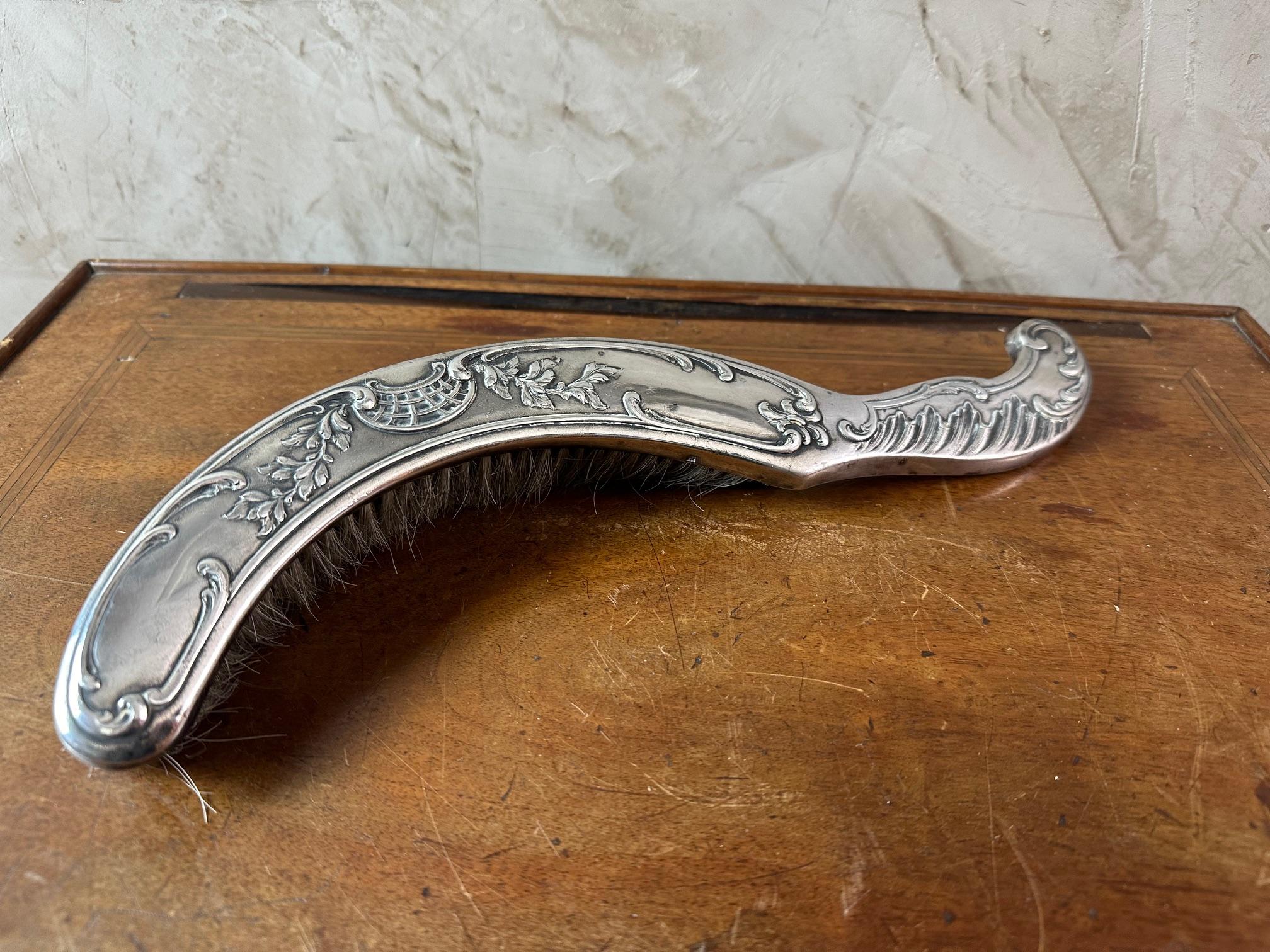 Early 20th century French Louis XV Style Silver plate Crumb Shovel, 1900S 2