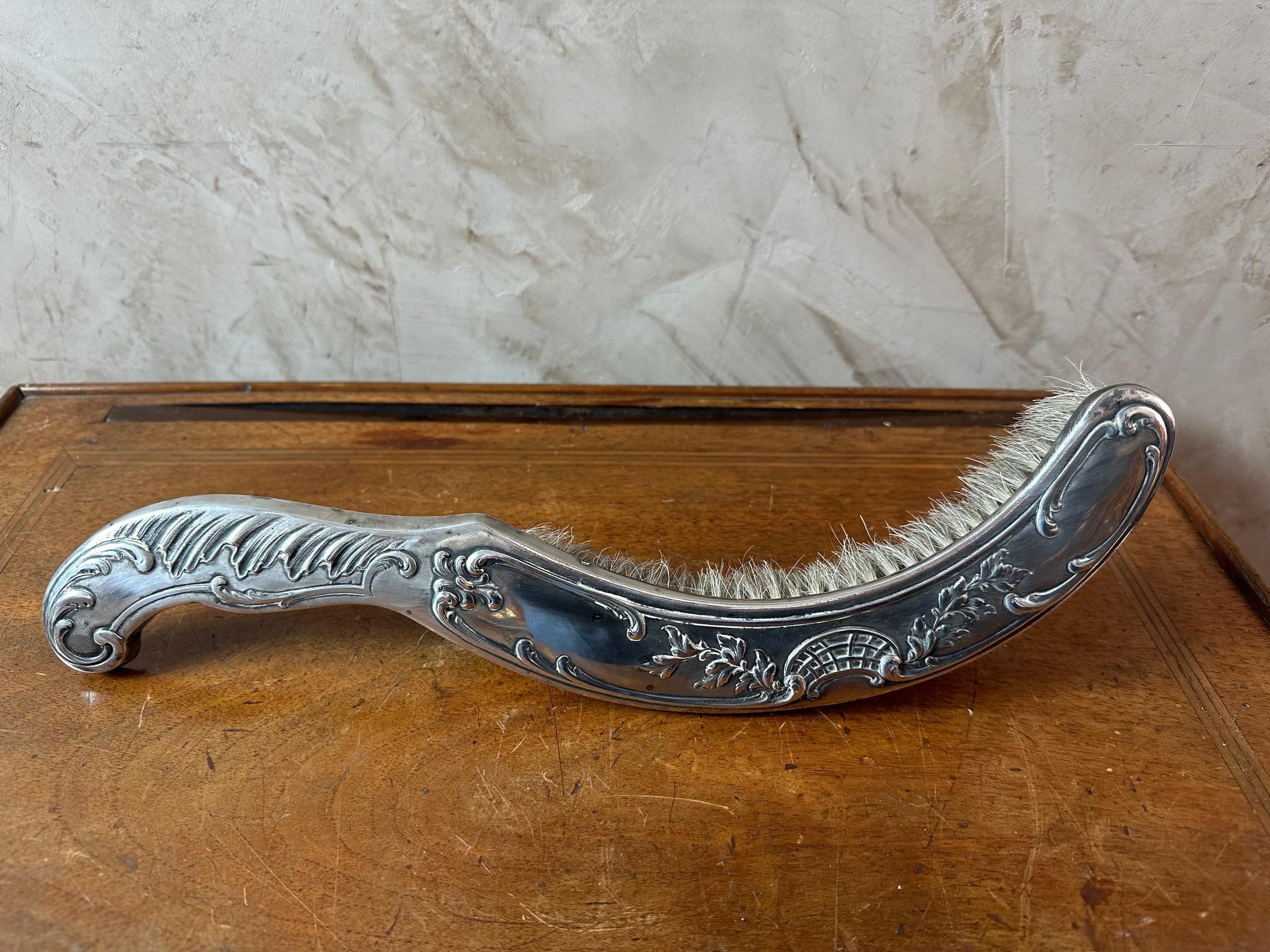 Early 20th century French Louis XV Style Silver plate Crumb Shovel, 1900S 3