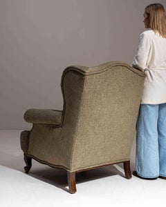 Early 20th Century French Louis XV Style Upholstered Armchair