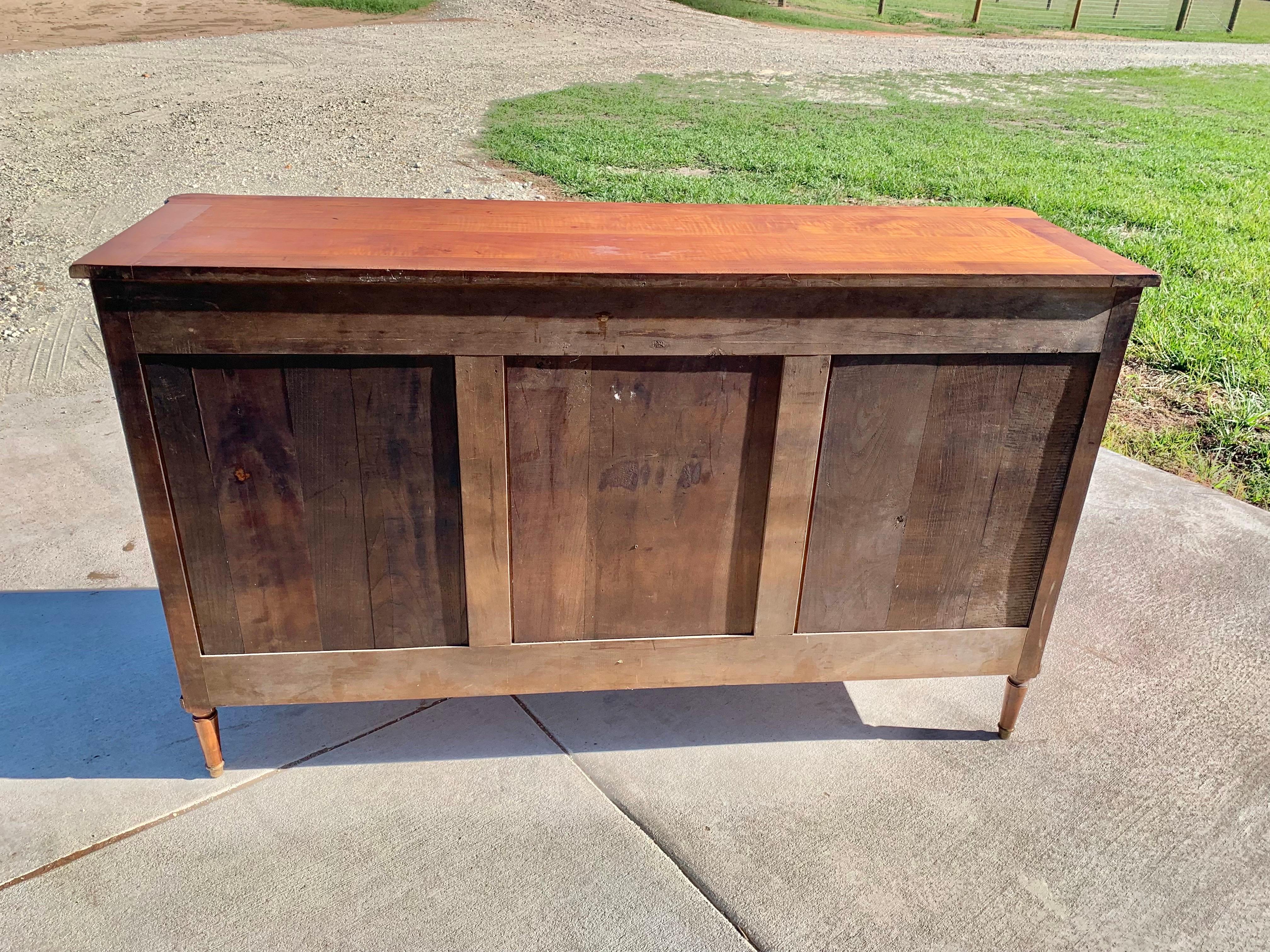 Early 20th Century French Louis XVI Cherrywood Buffet 14