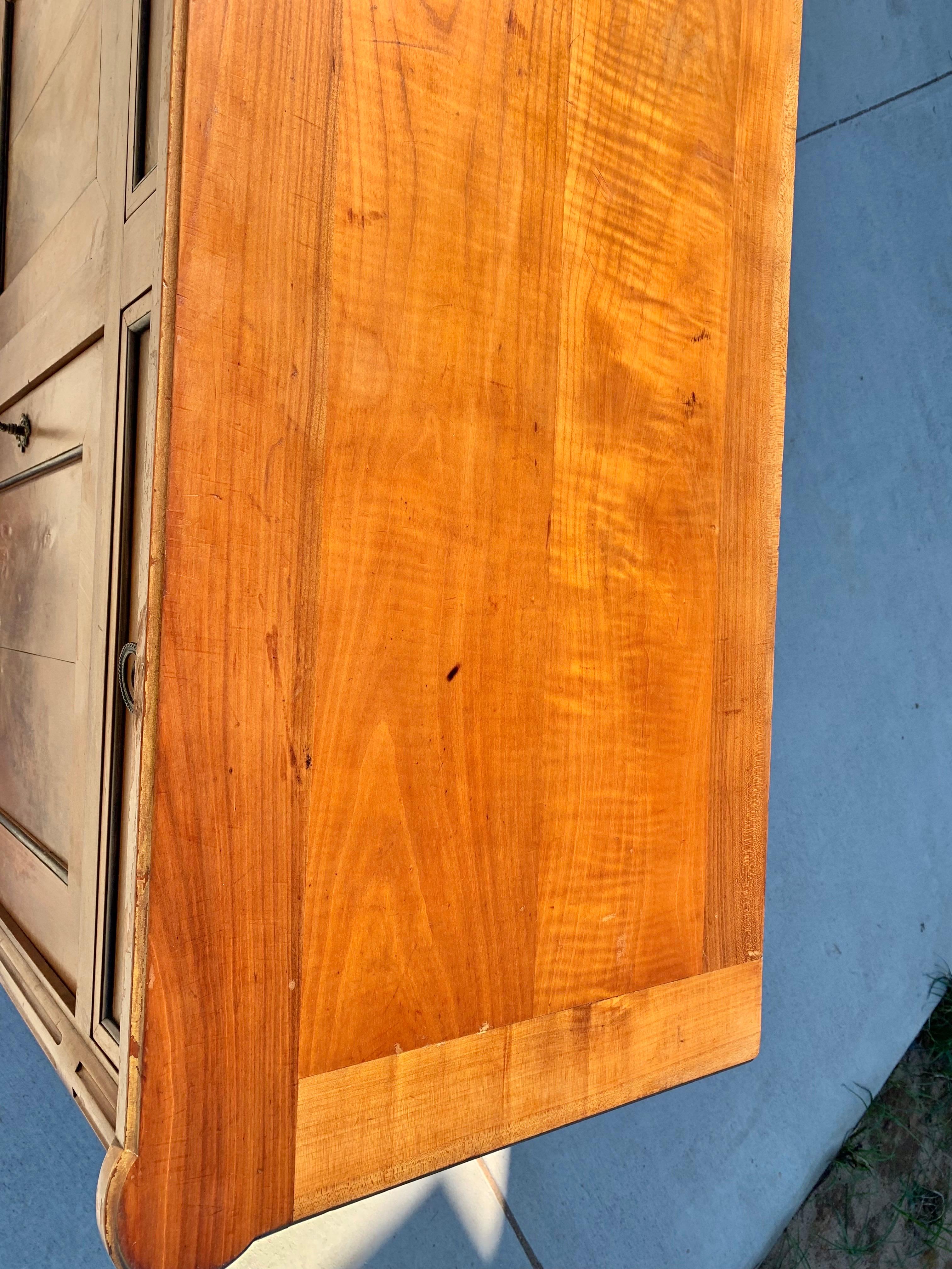 Early 20th Century French Louis XVI Cherrywood Buffet 1