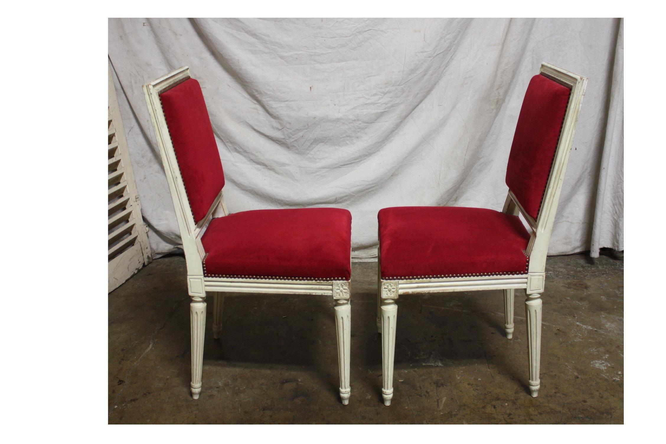 Early 20th Century French Louis XVI Dining Room Chairs 8