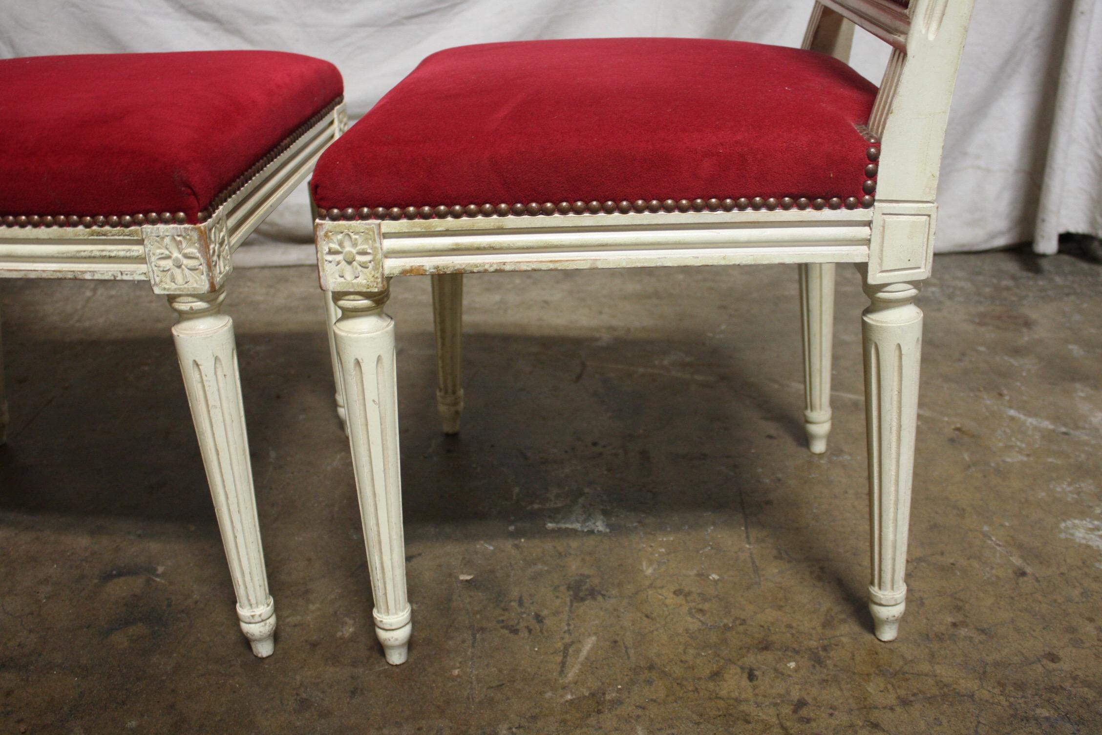 Early 20th Century French Louis XVI Dining Room Chairs 9