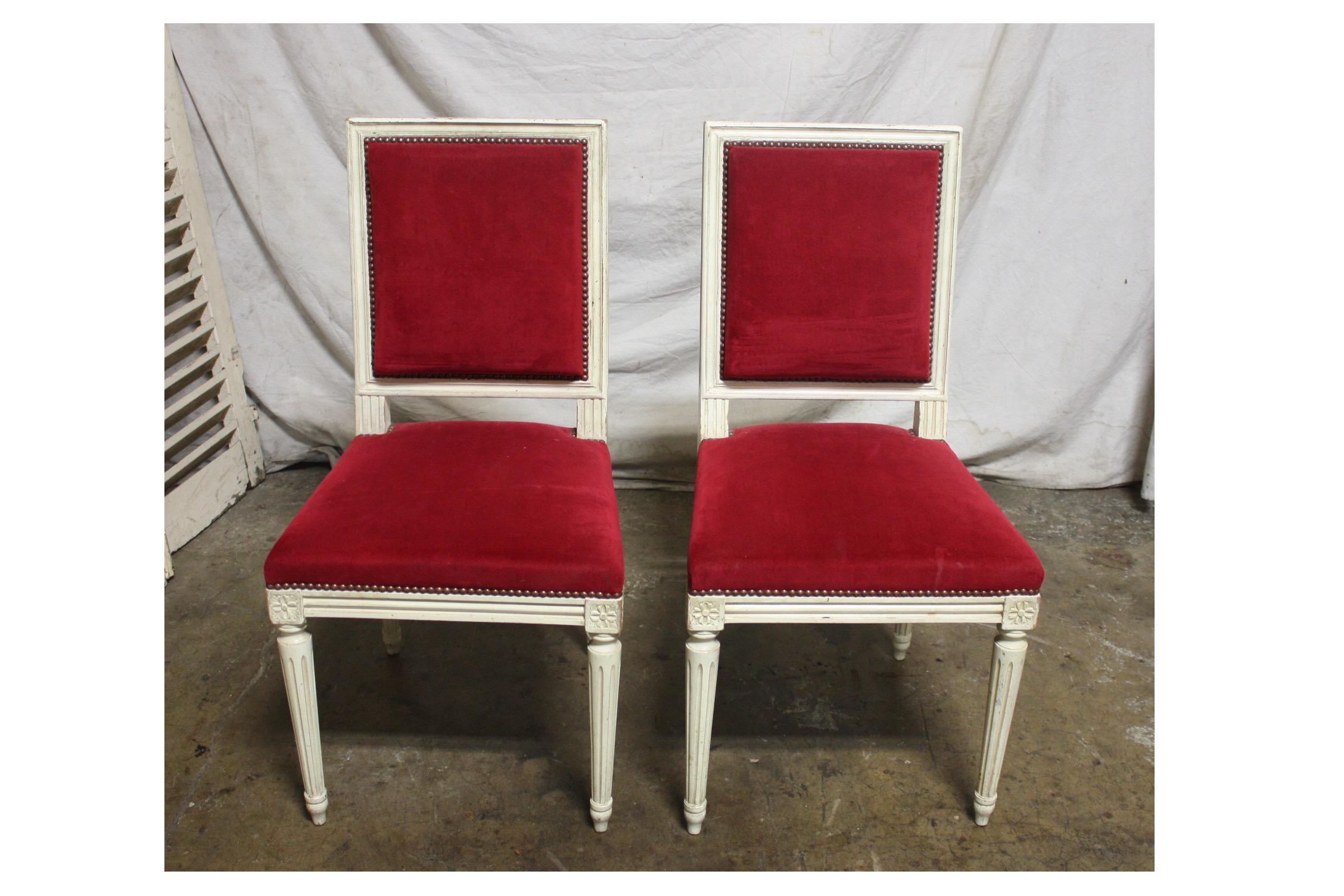 Early 20th Century French Louis XVI Dining Room Chairs 1