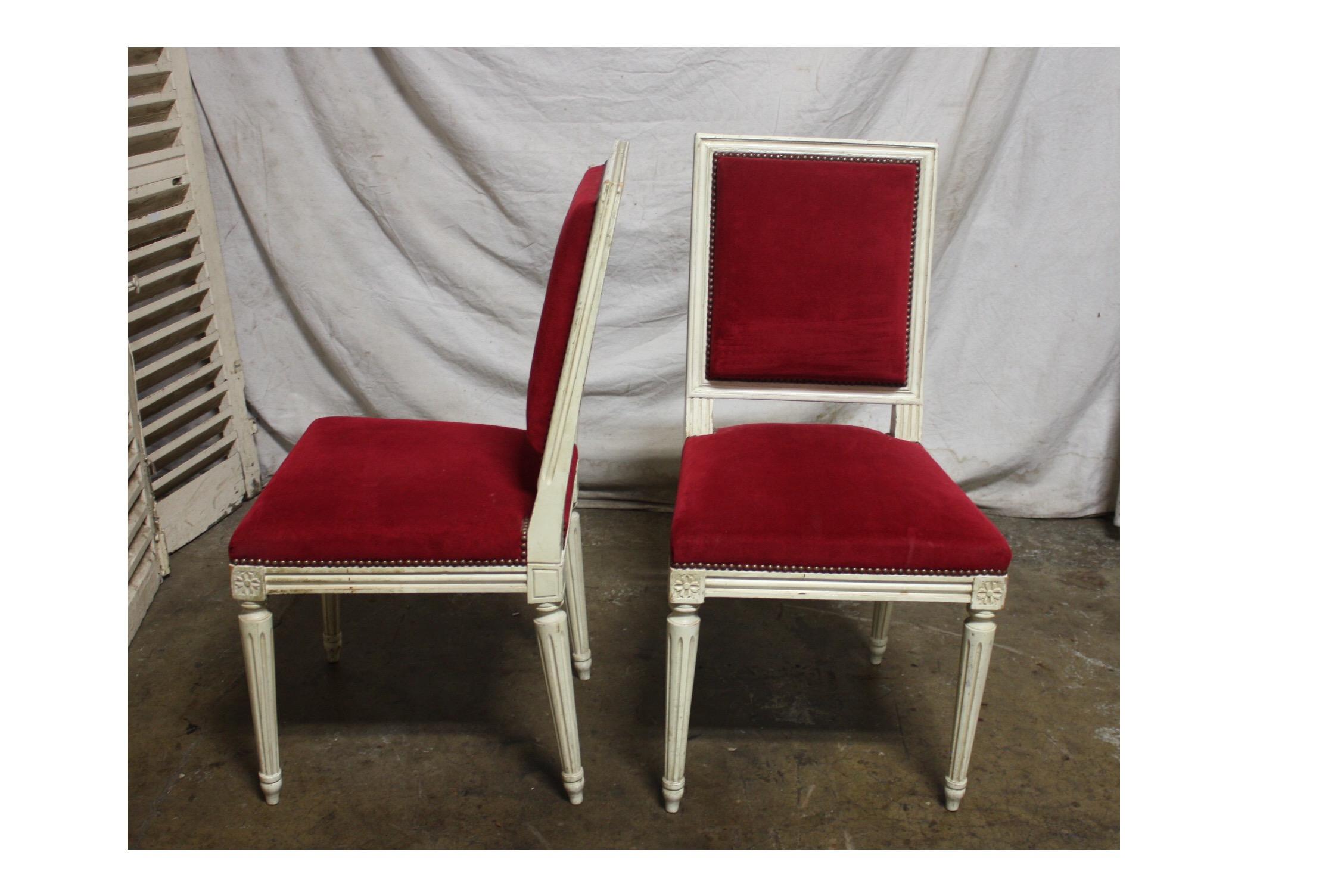 Early 20th Century French Louis XVI Dining Room Chairs 4