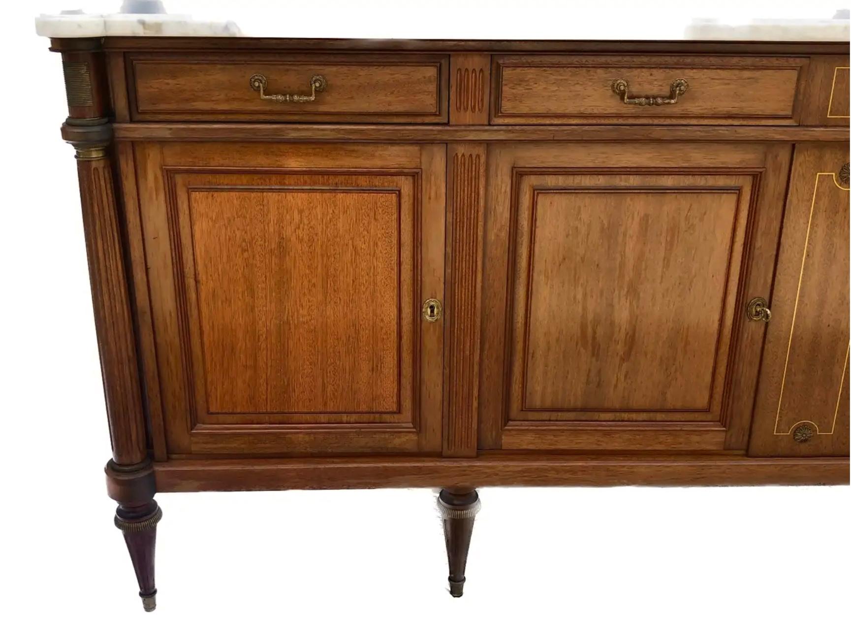 Early 20th Century French Louis XVI Style Enfilade / Sideboard 2