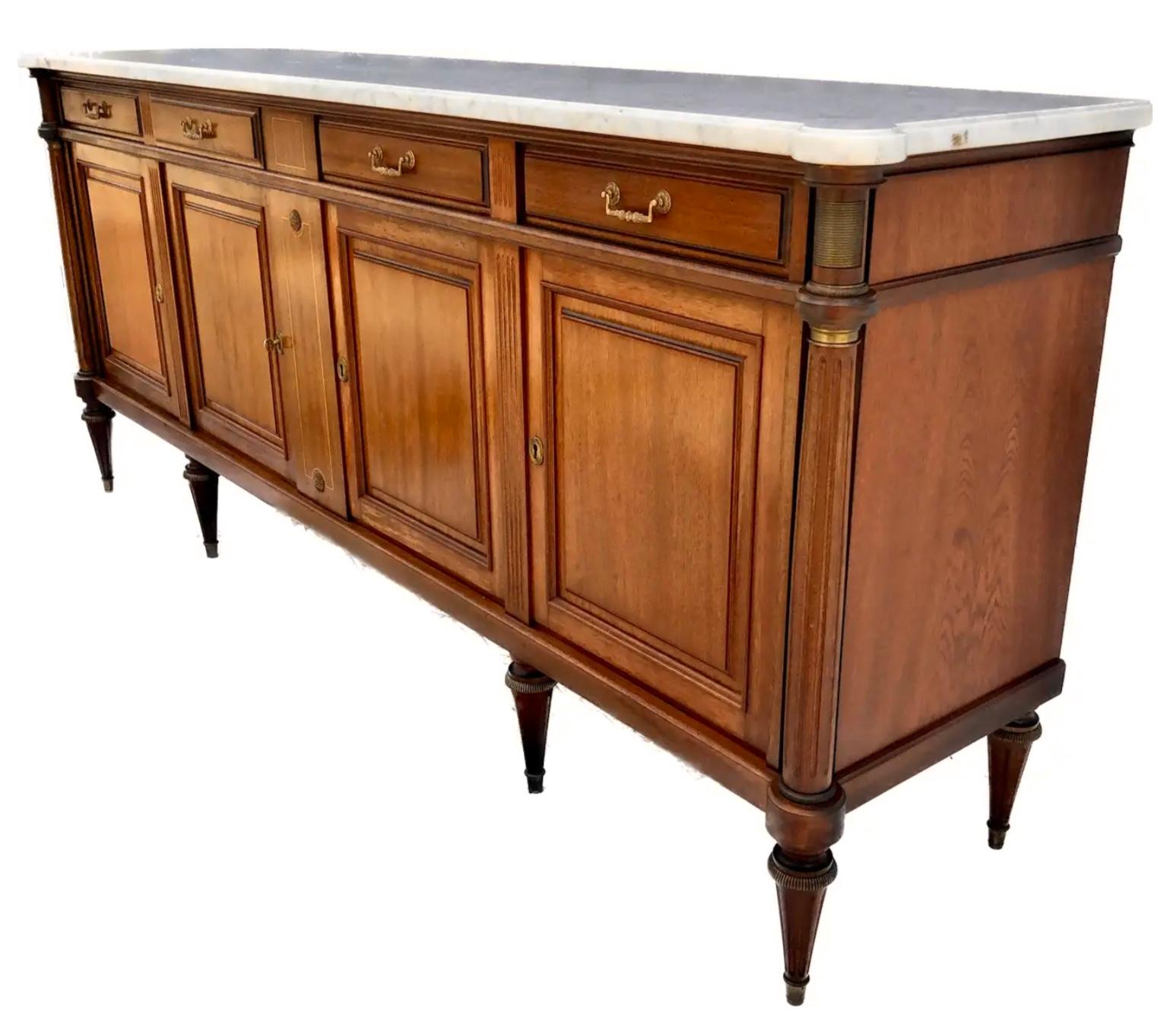 Early 20th Century French Louis XVI Style Enfilade / Sideboard 5