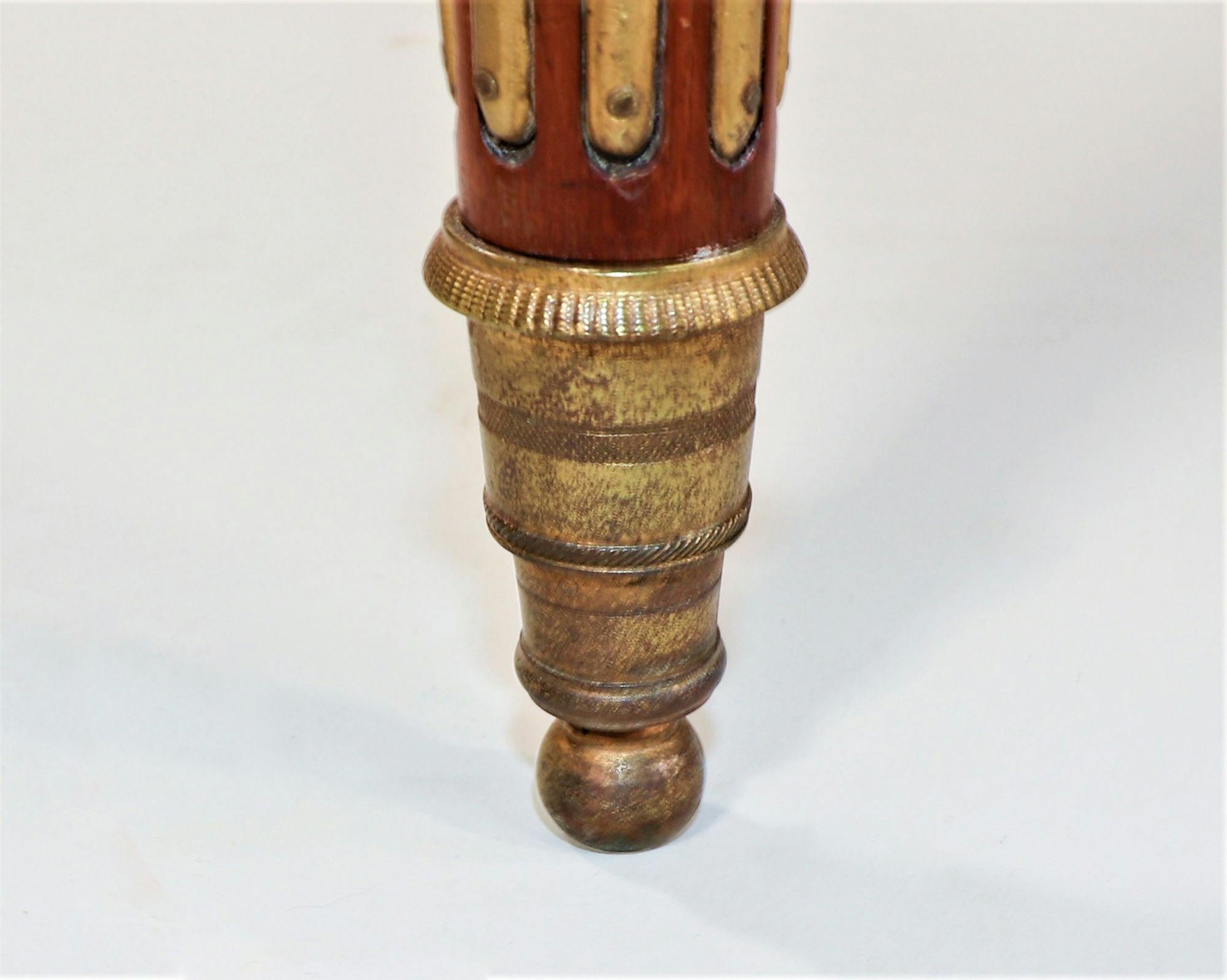 Scrivania estensibile in mogano in stile Luigi XVI del primo Novecento. in vendita 5