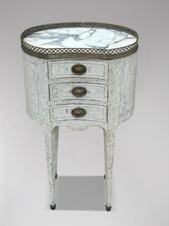 Early 20th Century French Louis XVI Style Painted Side Table