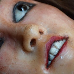 Early 20th Century French Mannequin Wax Head