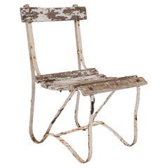Early 20th Century French Metal Garden Chair