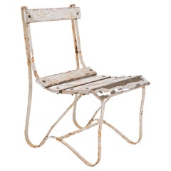 Used Early 20th Century French Metal Garden Chair