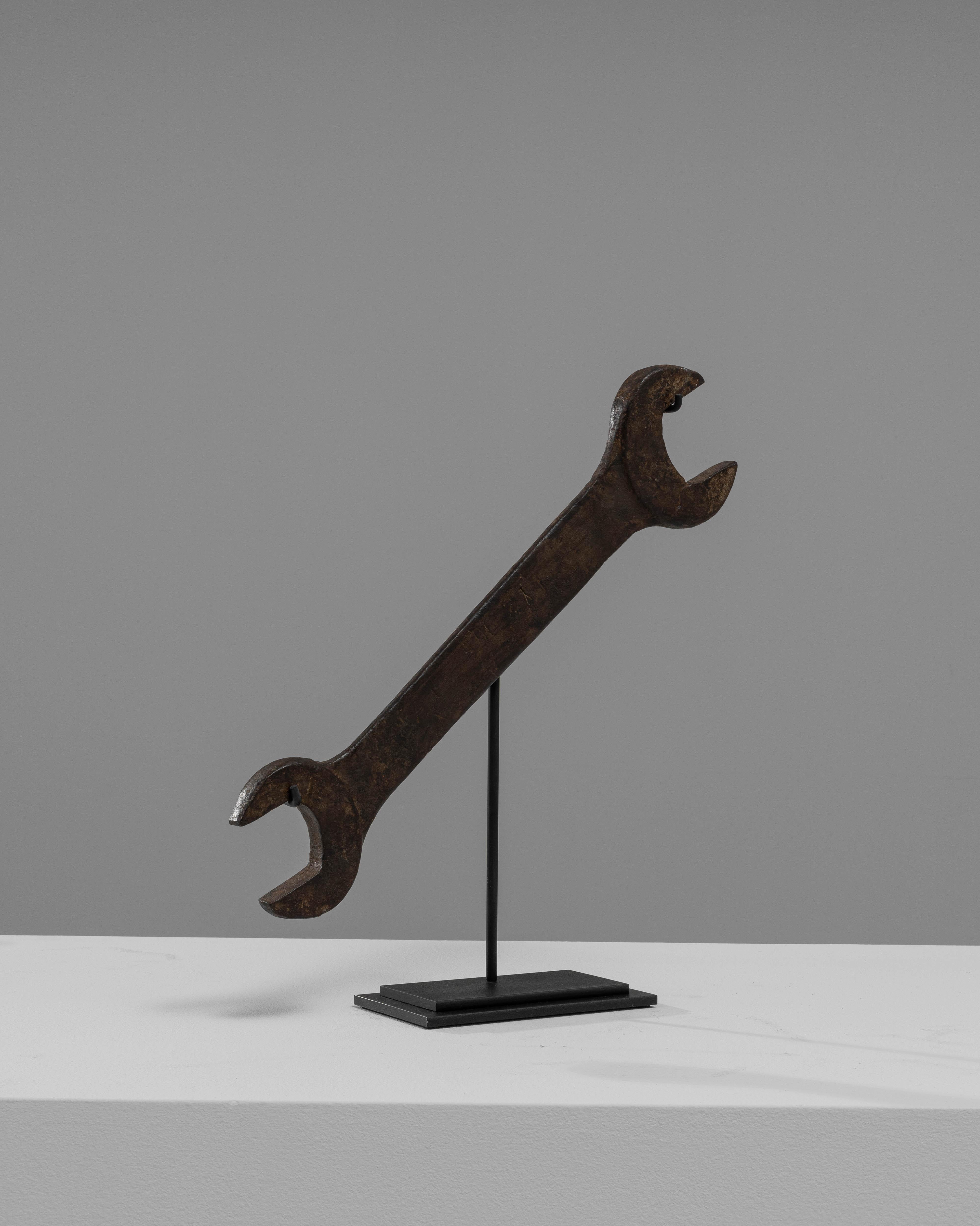 Early 20th Century French Metal Wrench On Stand For Sale 7
