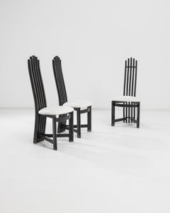 Early 20th Century French Modernist Chairs, Set of Three