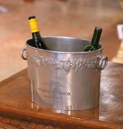 Early 20th Century French Moët & Chandon Pewter Two-Bottle Champagne Cooler