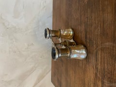 Early 20th Century French Mother-of-pearl and Brass Binoculars, 1900s