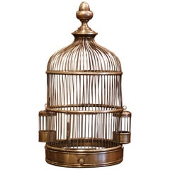 Antiques Atlas - Brass Bird Cage - Late C19 as430a083