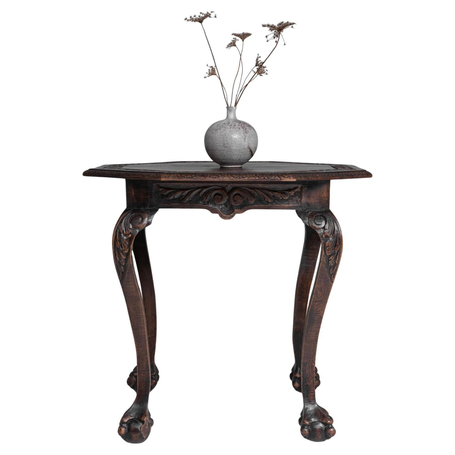 Early 20th Century French Neo-Renaissance Octagonal Table For Sale