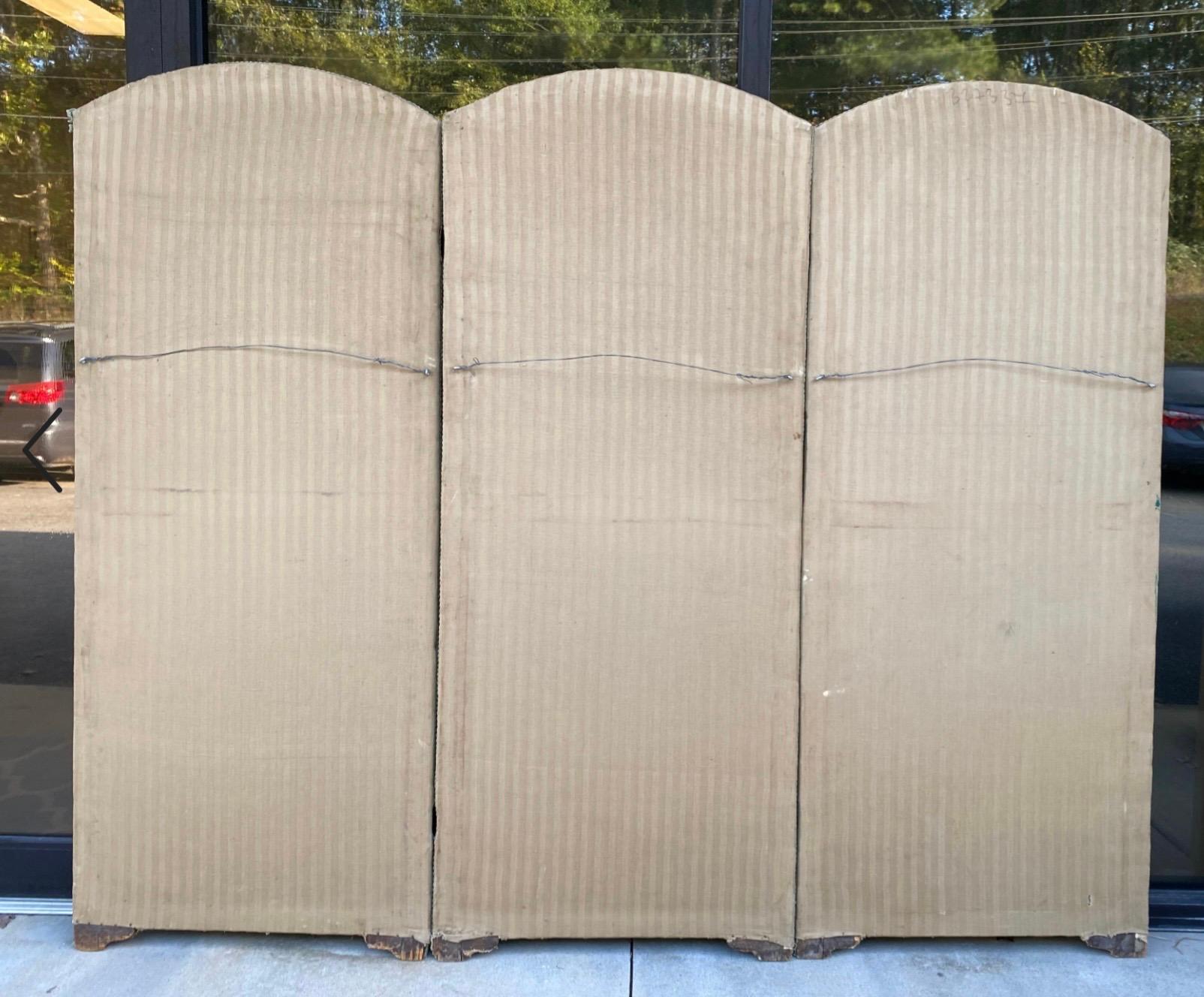 Olio neoclassico su tela dei primi del Novecento French Room in vendita 8