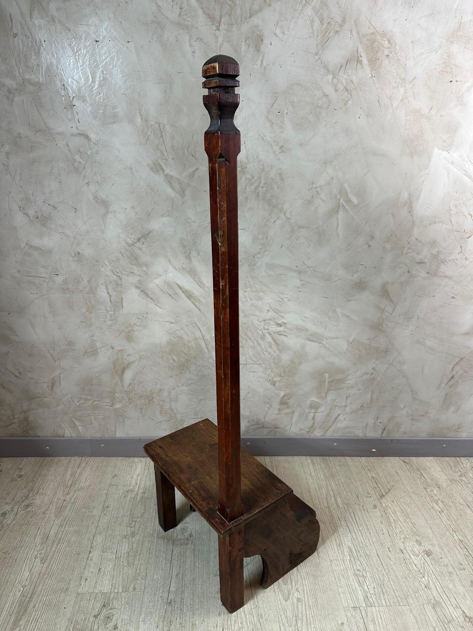20th Century Early 20th century French Oak Bibliotheque Stepladder, 1900s For Sale