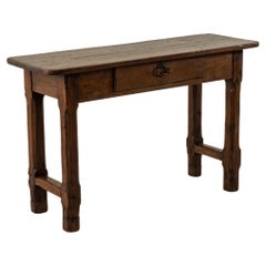 Early 20th Century French Oak Console Table or Sofa Table from Normandy