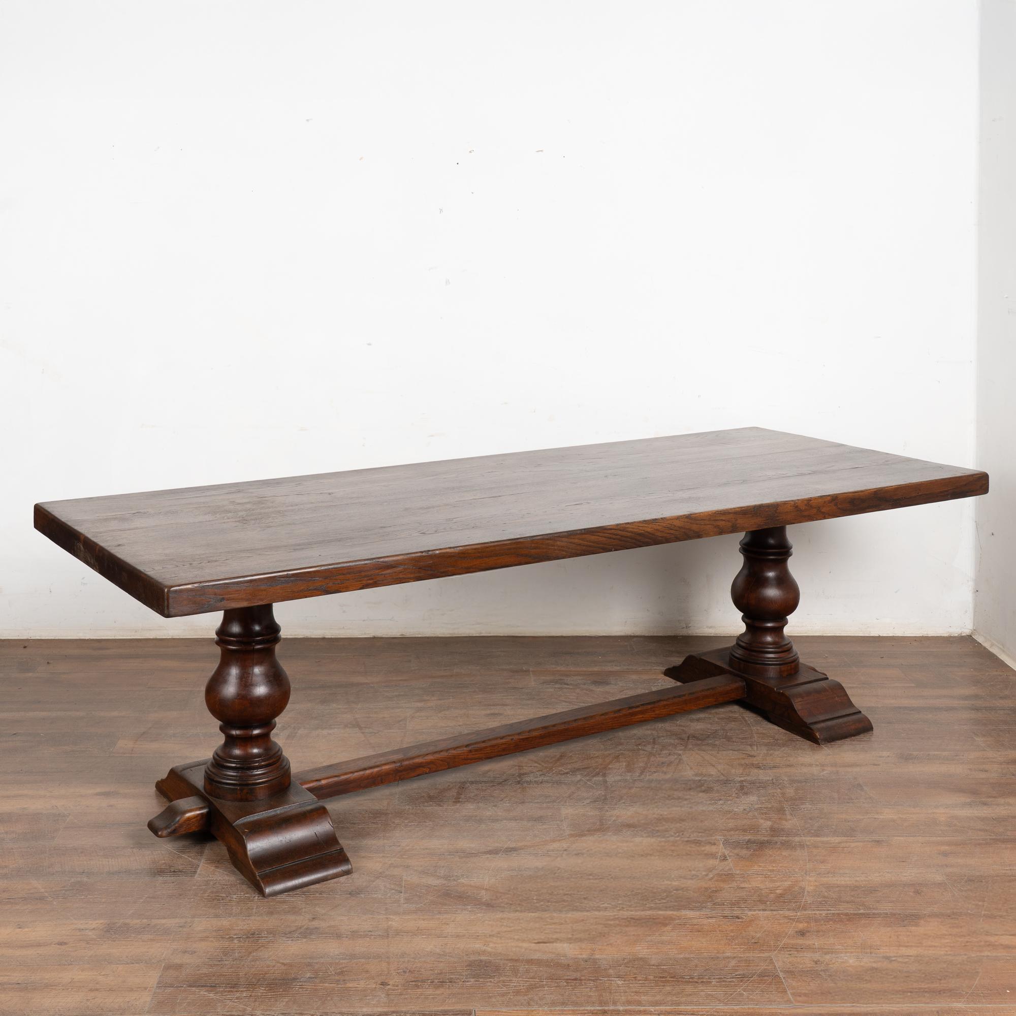 Table de salle à manger en chêne français du début du 20e siècle en vente 5