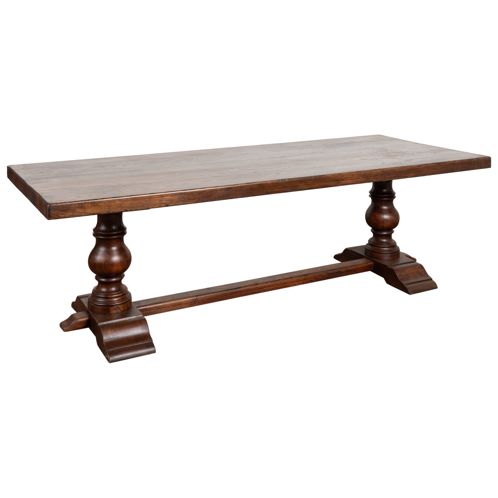 Early 20th Century French Oak Dining Table