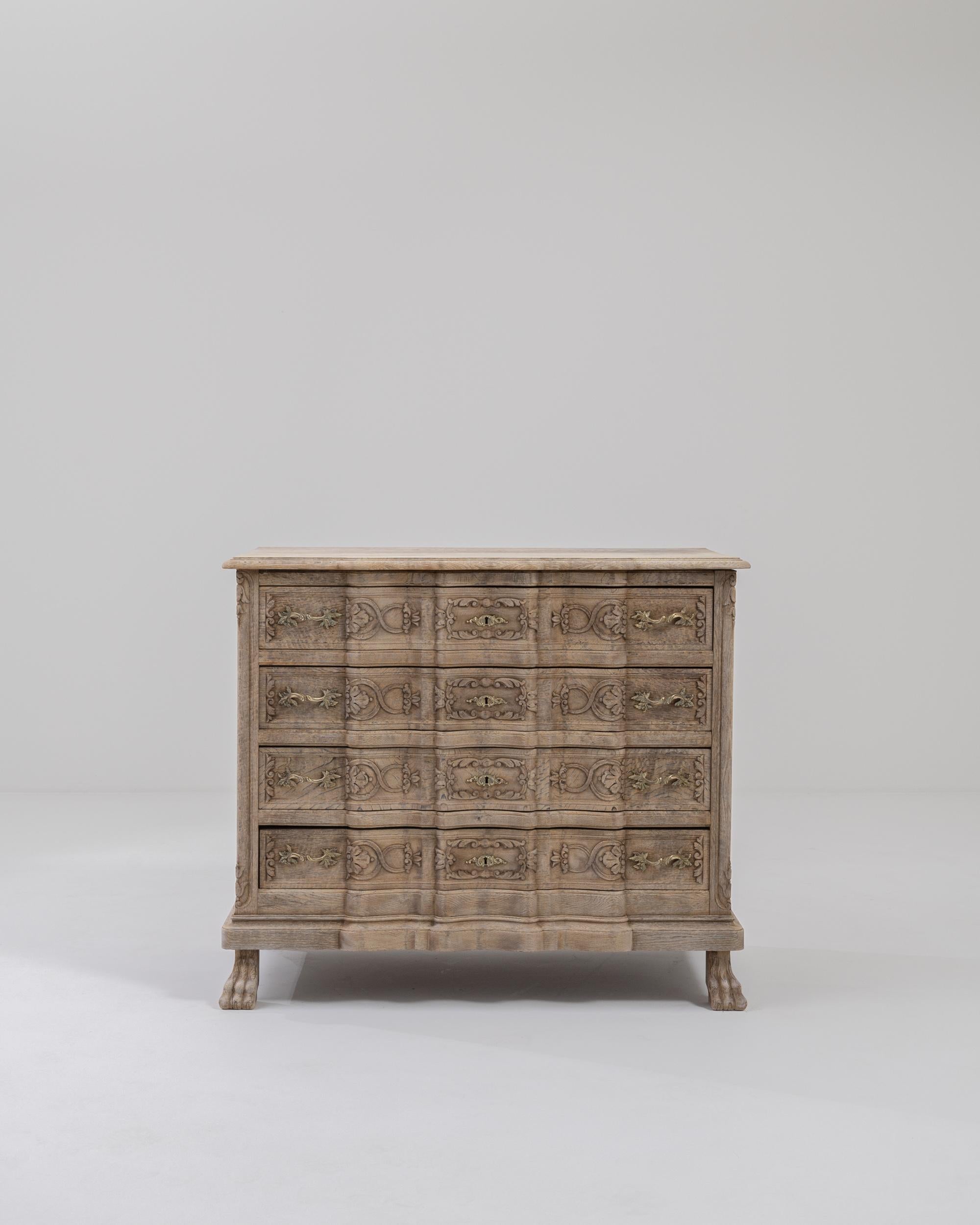 French Provincial Early 20th Century French Oak Drawer Chest