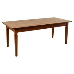 Early 20th Century French Oak Farm Table or Dining Table from Normandy