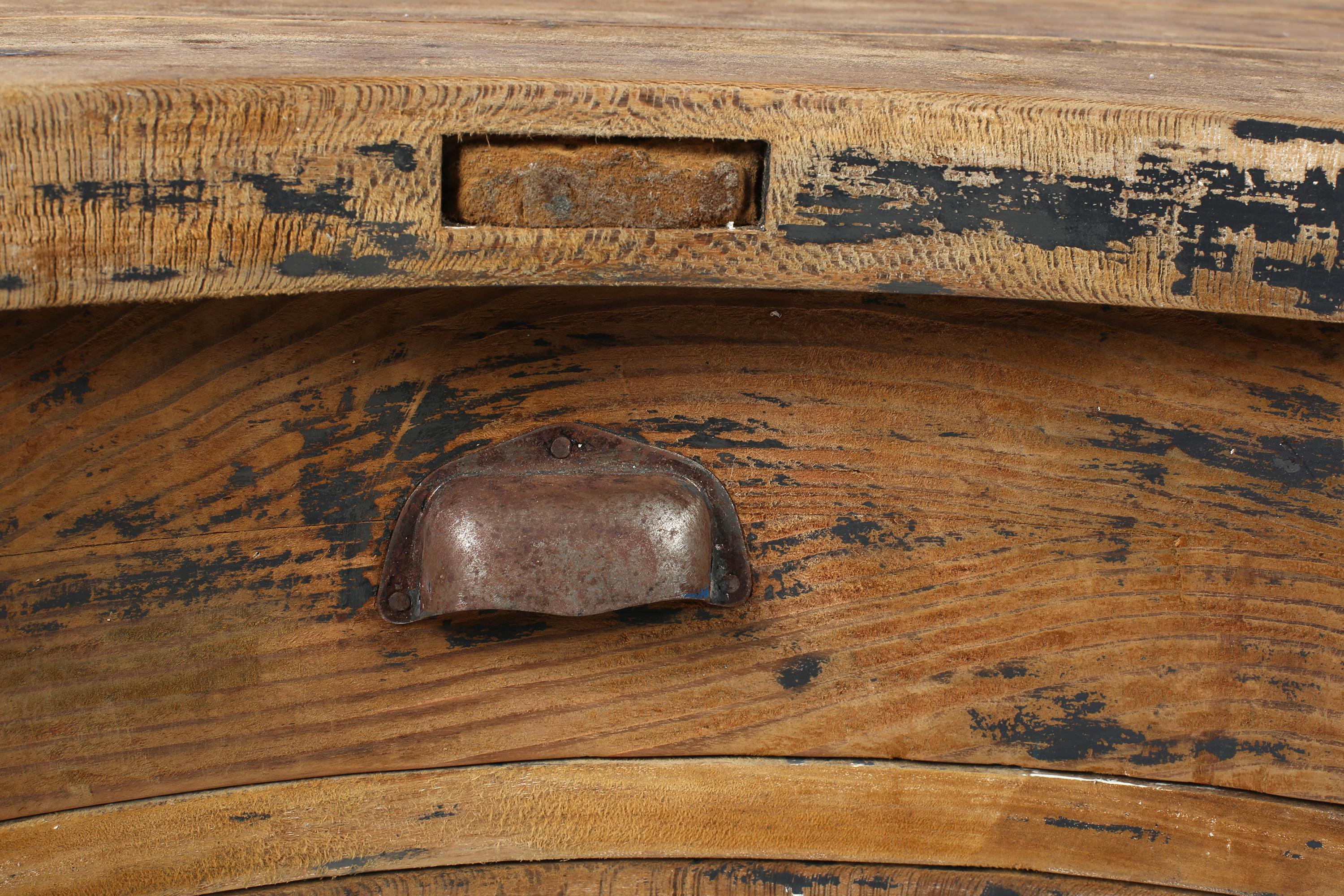 Mesa de joyero francesa de roble de principios del siglo XX en venta 7