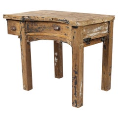 Early 20th Century French Oak Jewellers Table