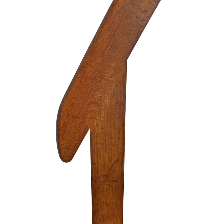 Early 20th Century French Oak Library Ladder For Sale at 1stDibs
