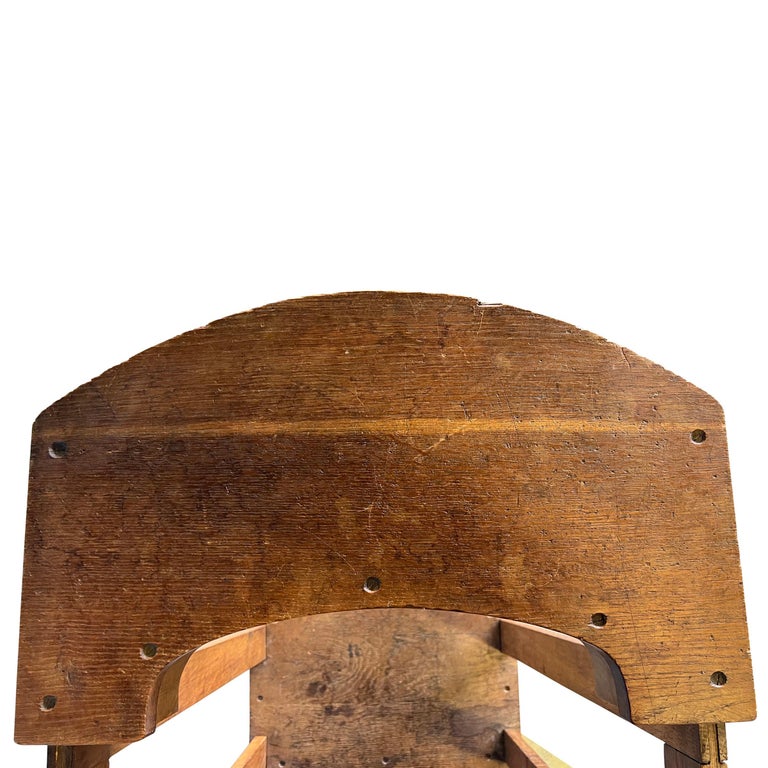 Early 20th Century French Oak Library Ladder For Sale at 1stDibs