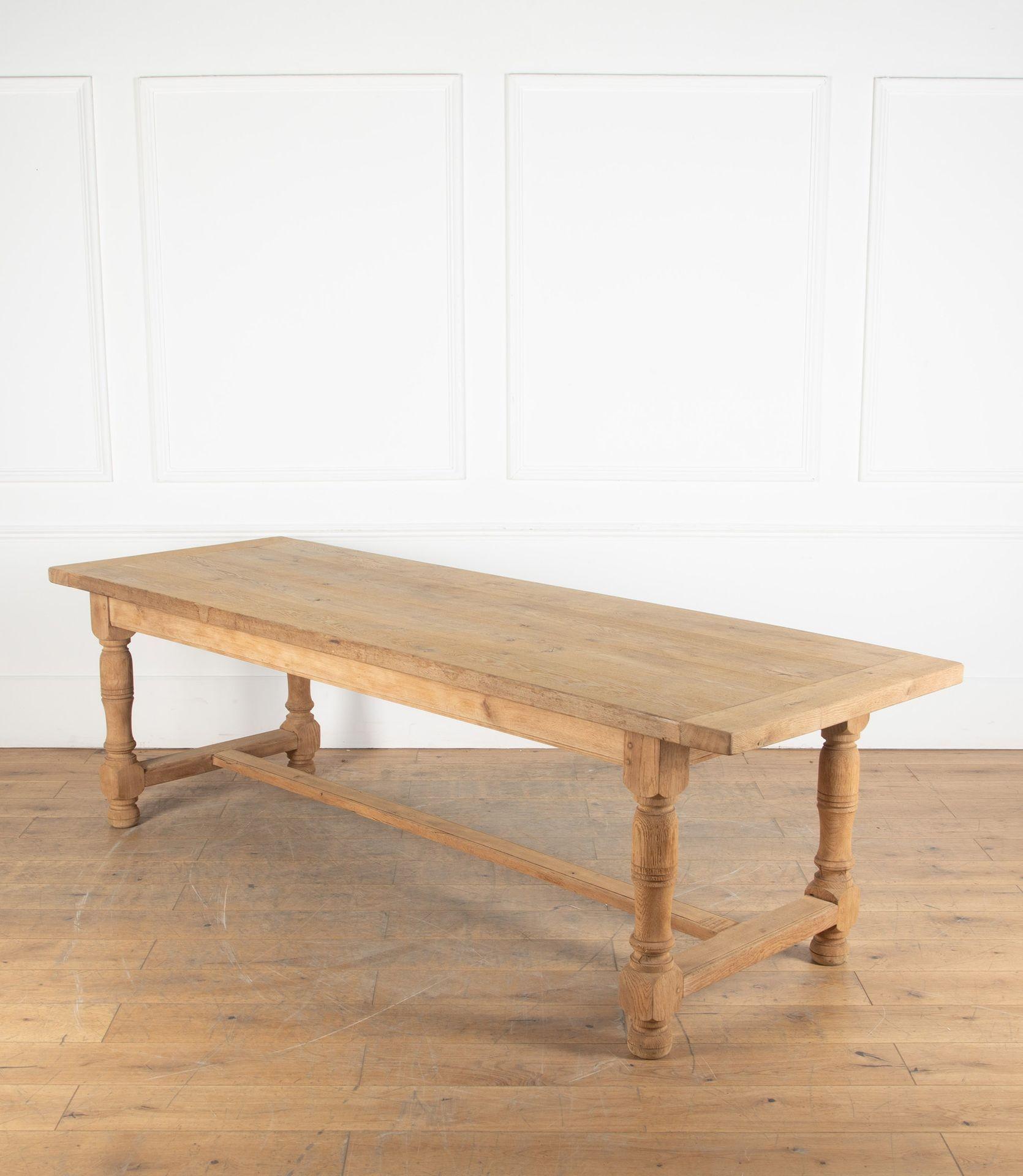 Early 20th Century French Oak Refectory Table For Sale 6
