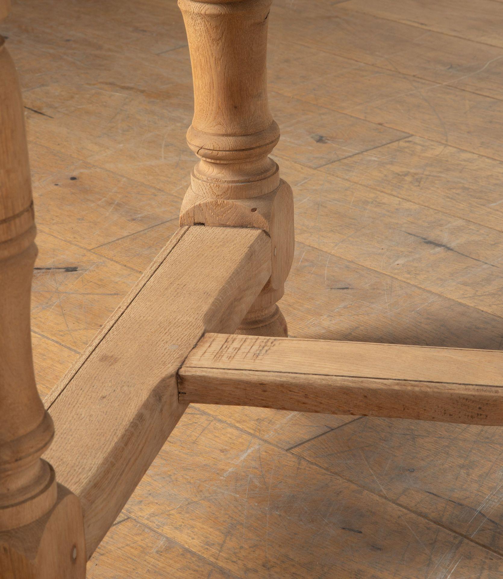 Early 20th Century French Oak Refectory Table For Sale 5