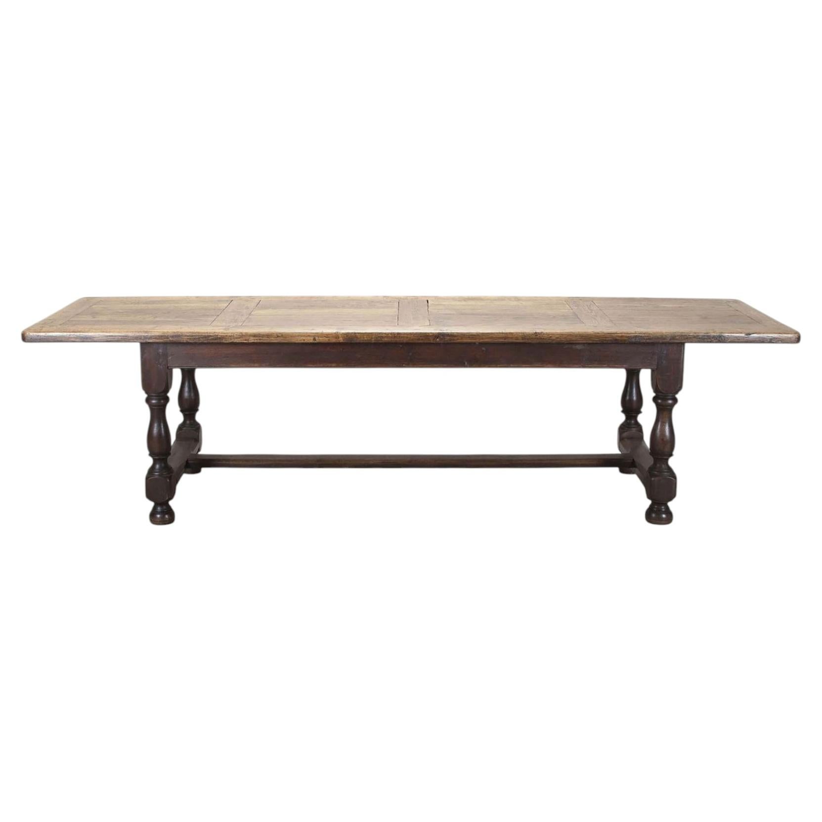 Early 20th Century French Oak Refectory Table