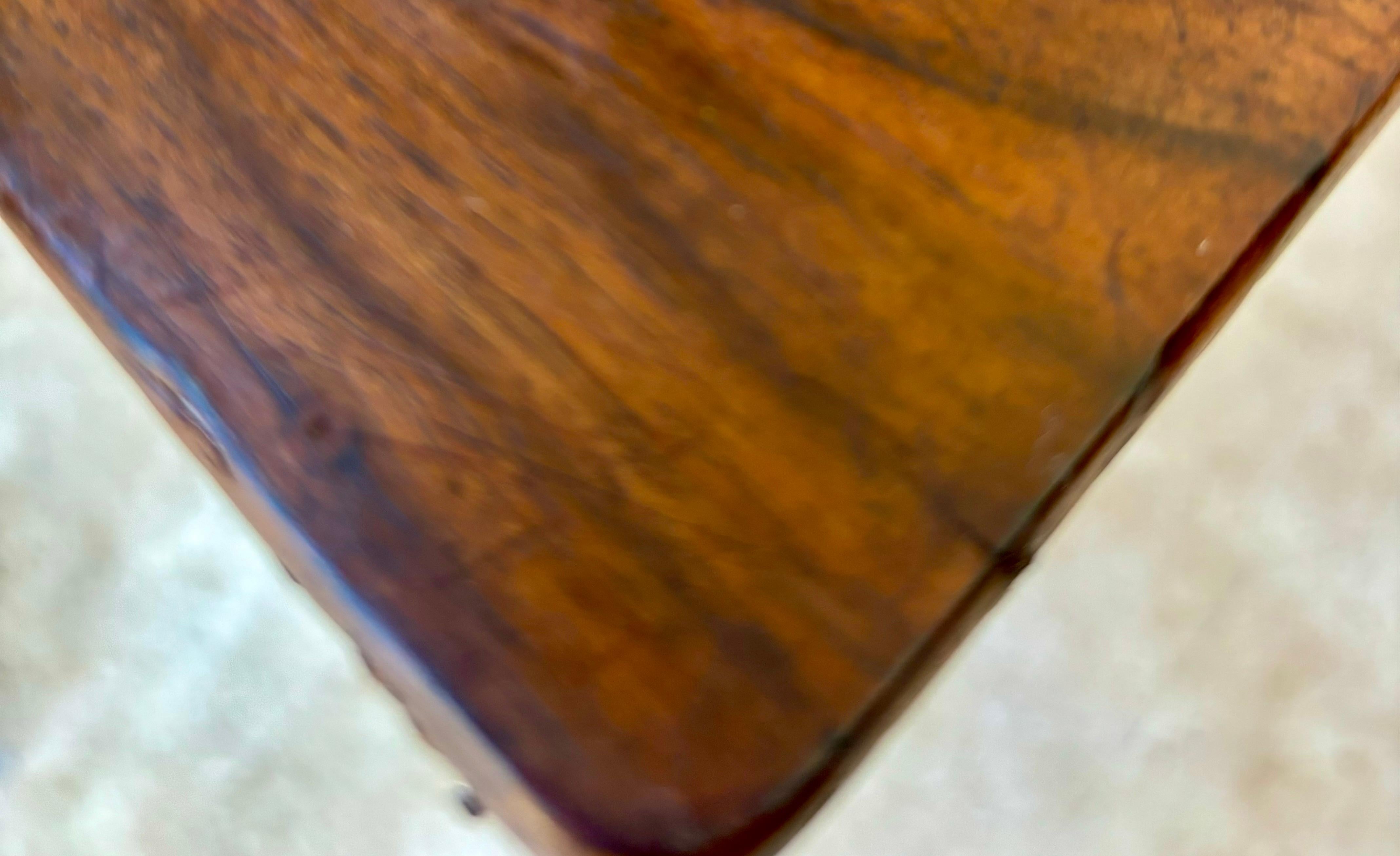 Early 20th Century French Oak Side Table or Worktable, 1920s For Sale 3