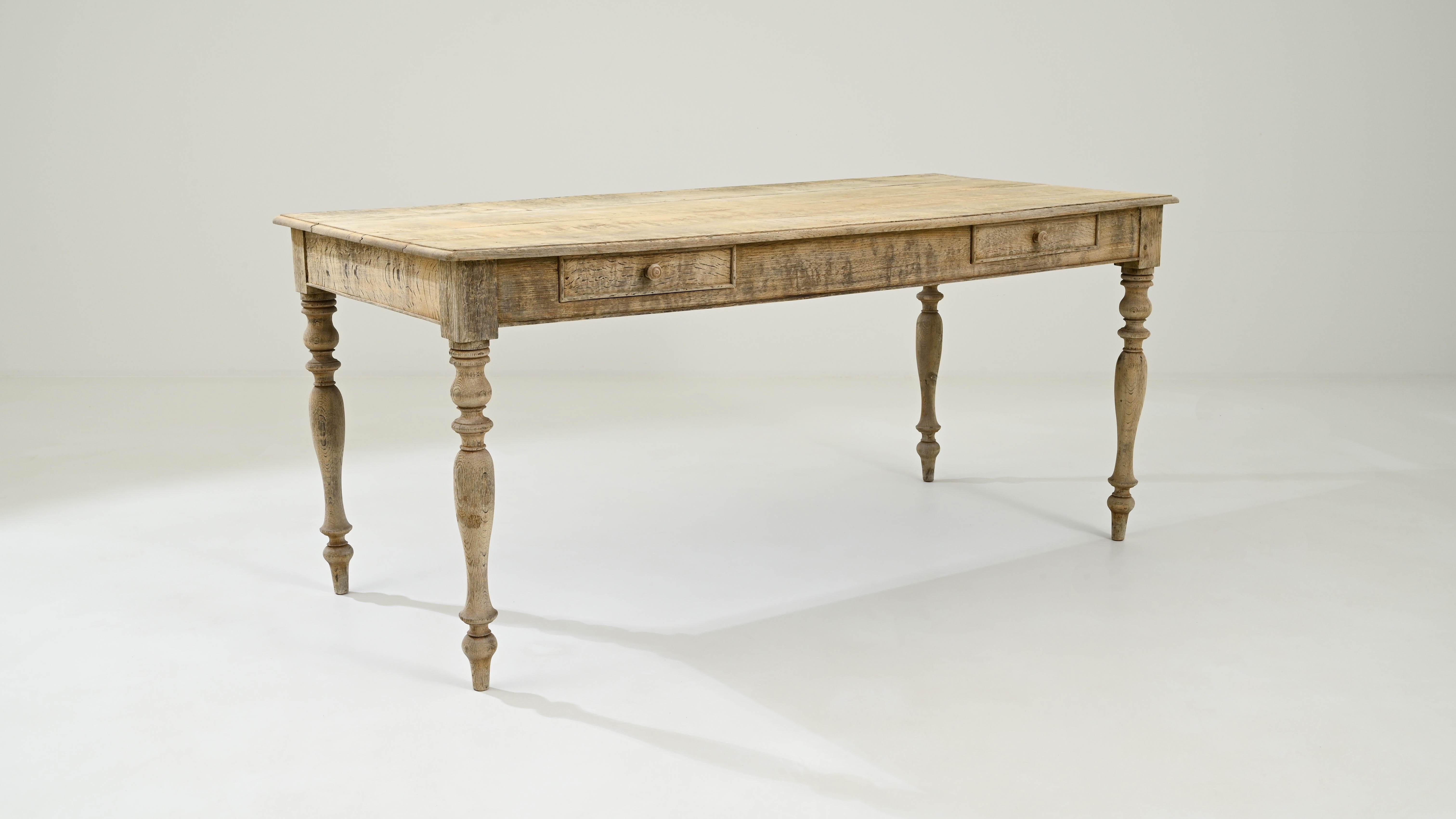 Early 20th Century French Oak Table 4